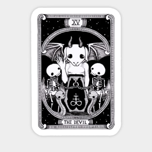 The Devil Tarot card Sticker